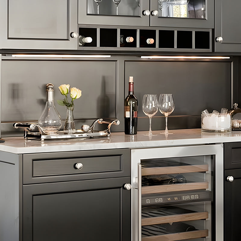 6-Piece Long LED Light Strips for 12V Cabinet Lighting