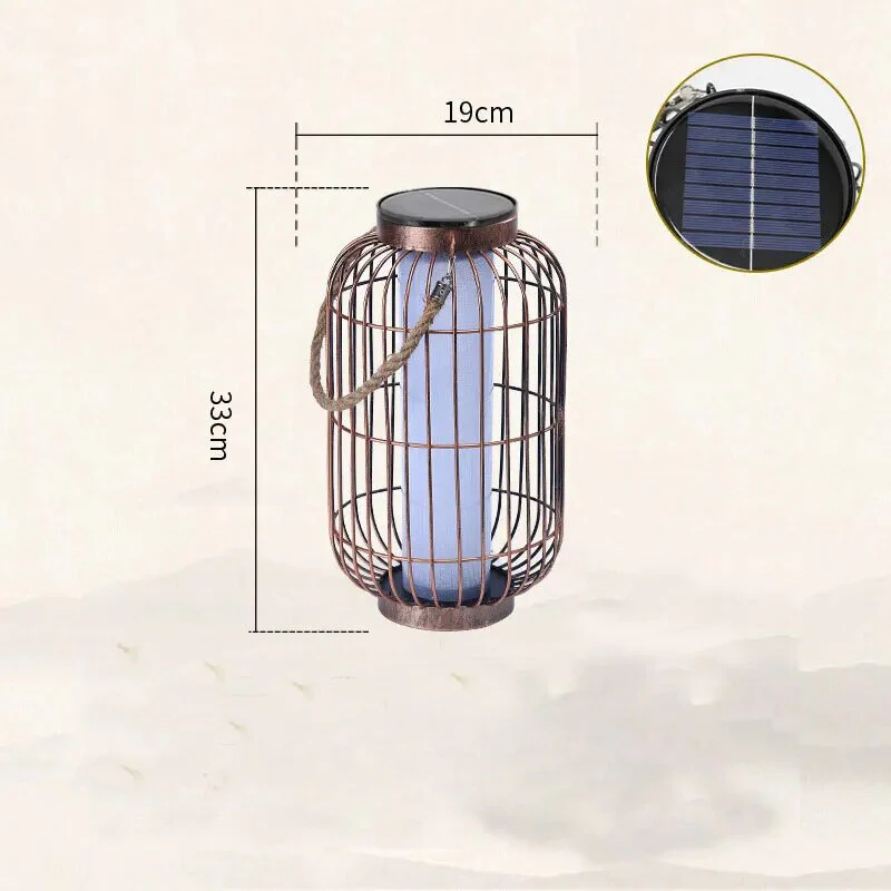 SolaraGlo Solar LED Outdoor Courtyard Lamp for Ambience
