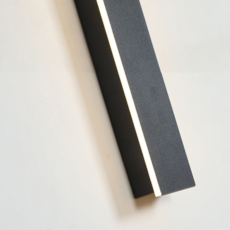 NovaLine Black Metal LED Wall Lights for Garden and Hallway