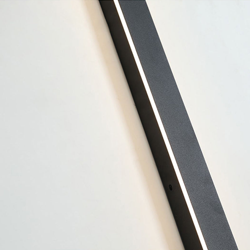 NovaLine Black Metal LED Wall Lights for Garden and Hallway