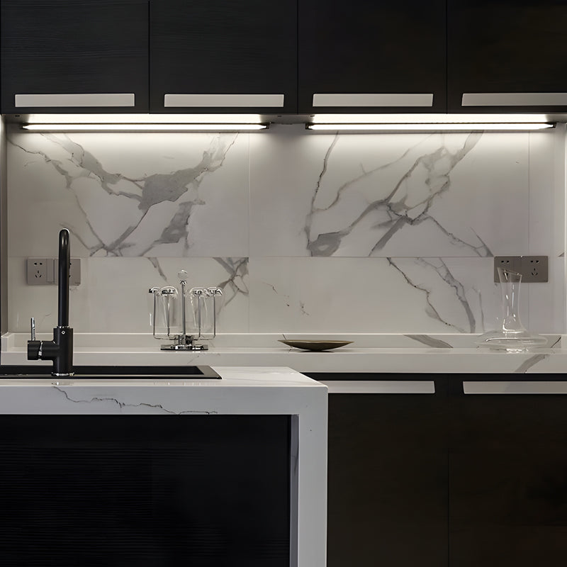 6-Piece Long LED Light Strips for 12V Cabinet Lighting