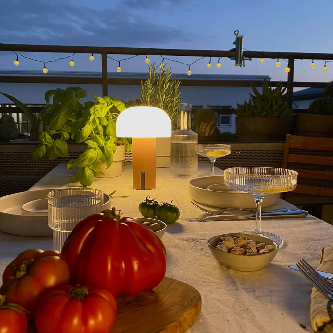 LumaMyco Mushroom Design LED Table Lamp for Mood Lighting