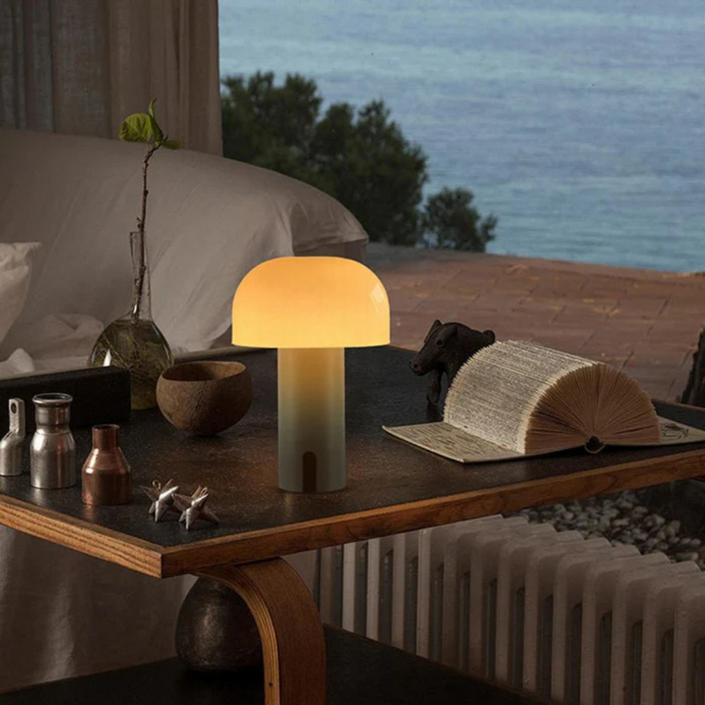 LumaMyco Mushroom Design LED Table Lamp for Mood Lighting