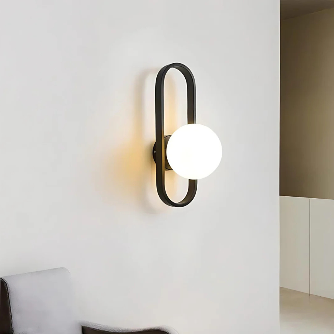 Aurel Glass Wall Lamp For Warm Indoor Ambient Lighting
