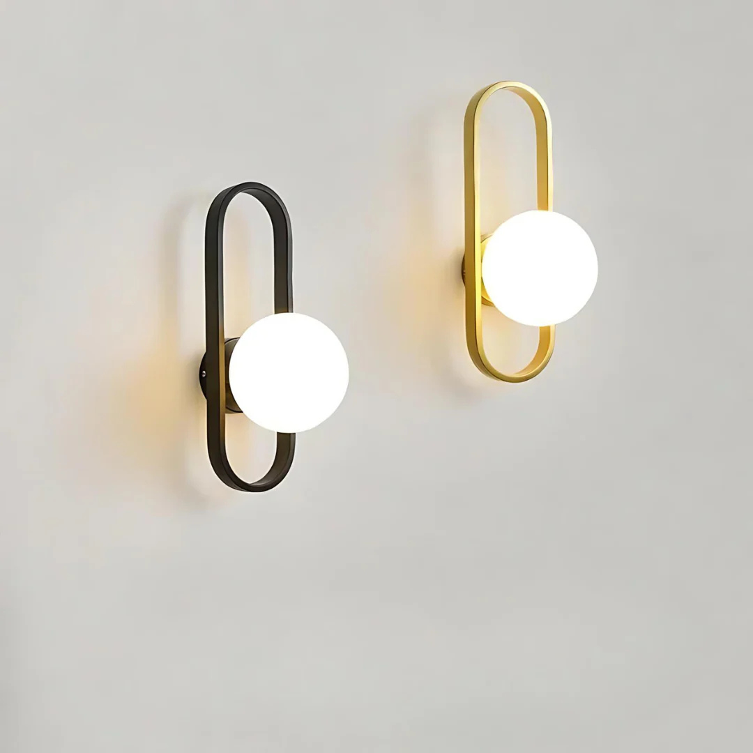 Aurel Glass Wall Lamp For Warm Indoor Ambient Lighting