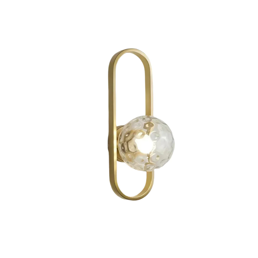 Aurel Glass Wall Lamp For Warm Indoor Ambient Lighting