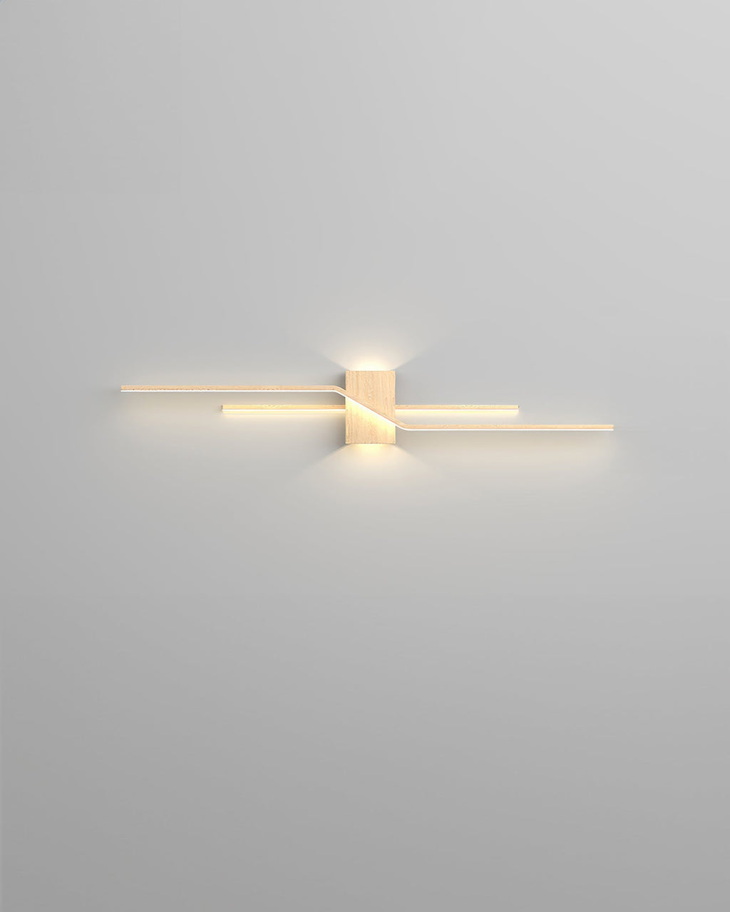 Averin Minimalist LED Wall Lamp With Wood Grain Finish For Modern Interiors Eco Friendly Lighting