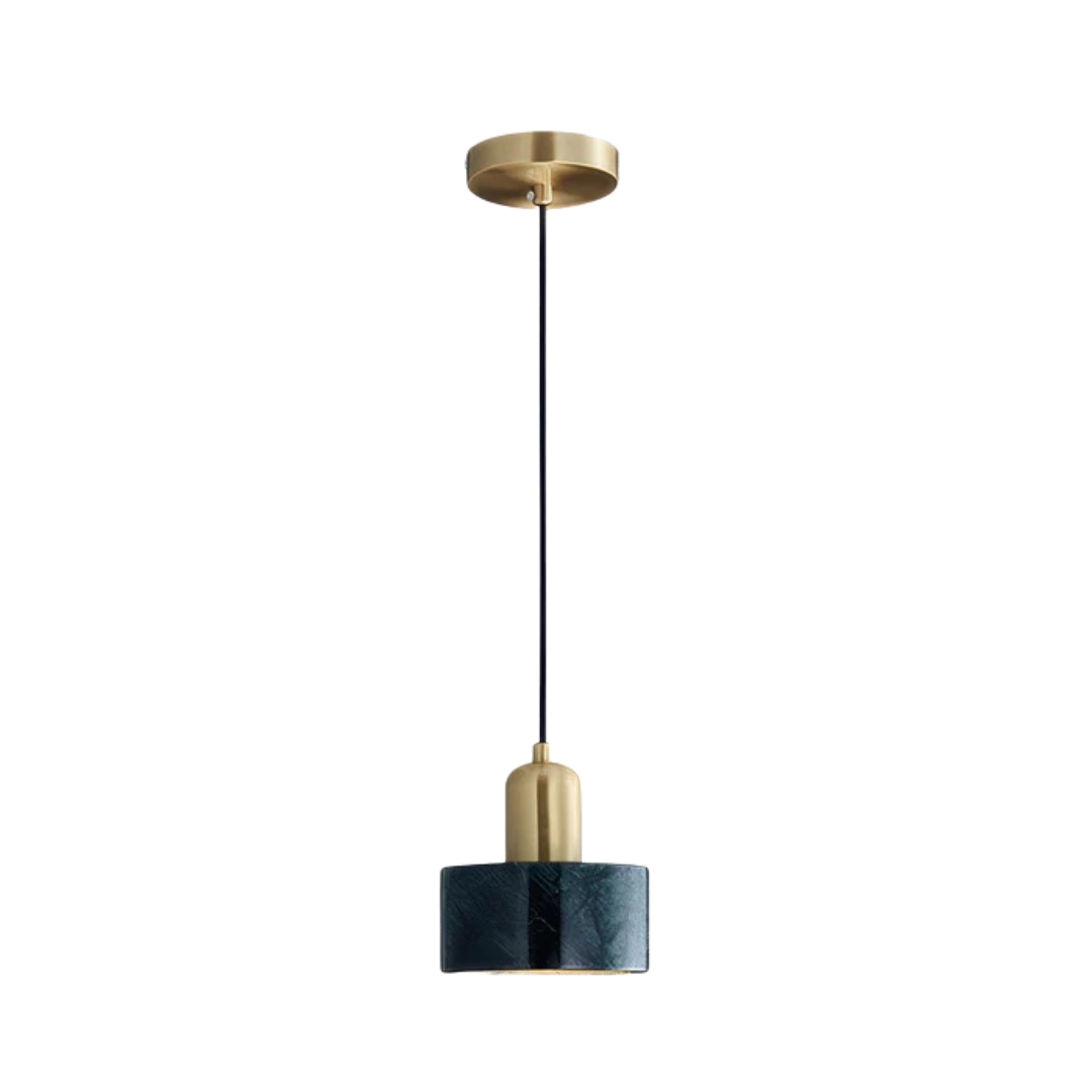 Aurea Arc Pendant Light With Gold Accent For Dining Room