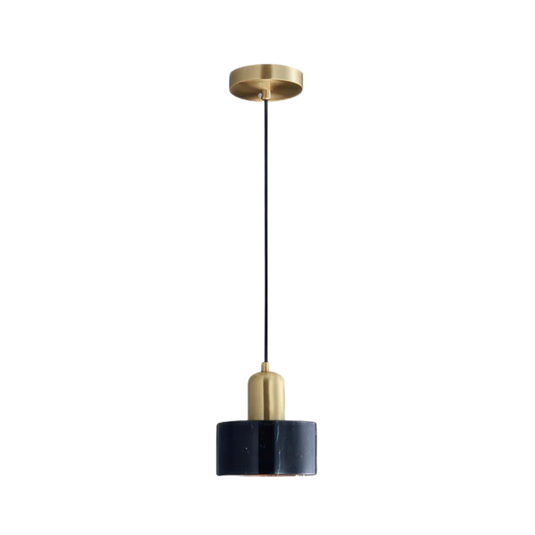 Aurea Arc Pendant Light With Gold Accent For Dining Room