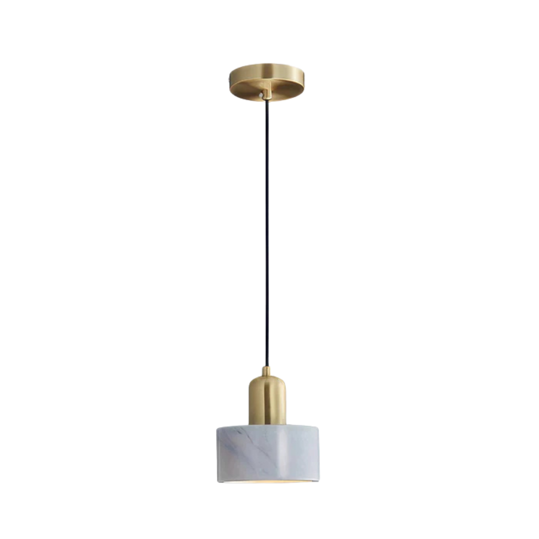 Aurea Arc Pendant Light With Gold Accent For Dining Room