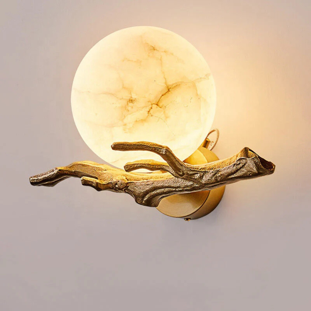 Lyra Marble Wall Lamp - Elegant Indoor Wall Light Fixture