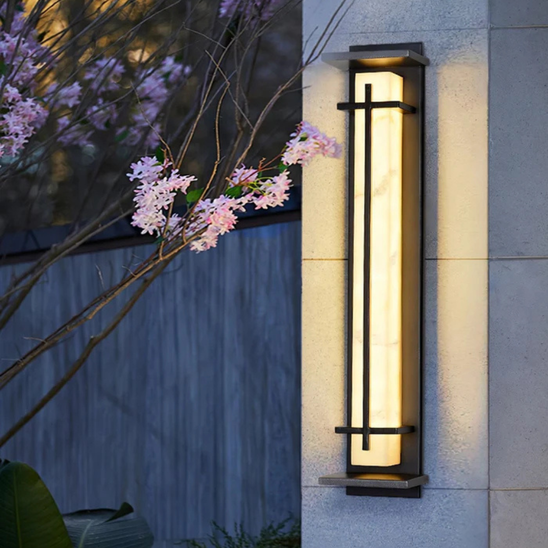 LumaArc Modern LED Outdoor Wall Light Weather Resistant
