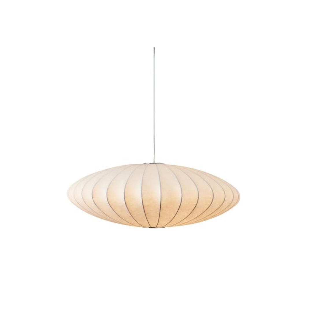 LumiSilk Sora Pendant Light Japanese Silk Shade Lamp