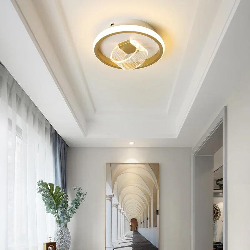 LumaVelle Acrylic Ceiling Light With Timeless Modern Glow Retro-Inspired Design For Warm Ambient Lighting