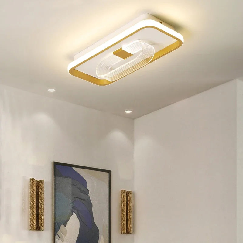 LumaVelle Acrylic Ceiling Light With Timeless Modern Glow Retro-Inspired Design For Warm Ambient Lighting