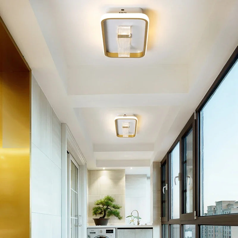 LumaVelle Acrylic Ceiling Light With Timeless Modern Glow Retro-Inspired Design For Warm Ambient Lighting