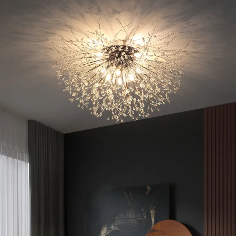 Aureline White And Gold LED Pendant Light For Living Room And Dining Area With Metal Frame