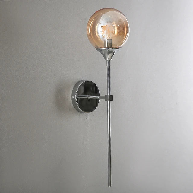 NordLume Glass Wall Light Scandinavian Modern Design