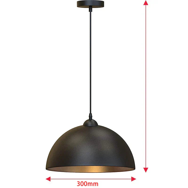 Ardenra Dome Shade Pendant Light For Cozy Ambient Lighting In Living Rooms And Bedrooms With Elegant Soft Glow