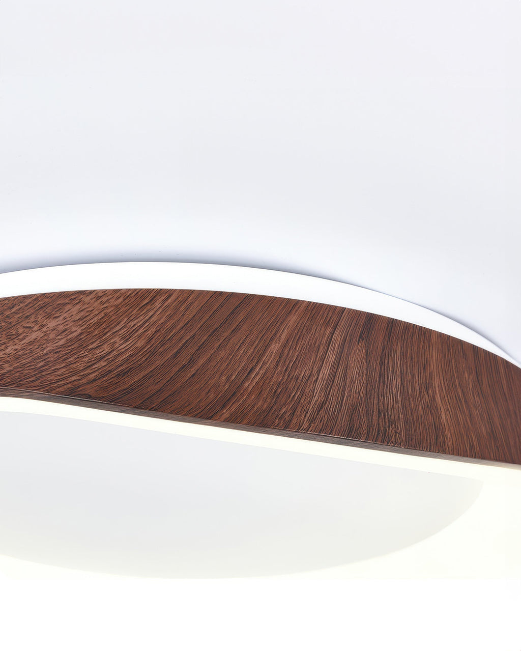 NordraHome Nordic Wood Grain LED Ceiling Light In Minimal Scandi Design For Living Rooms And Bedrooms