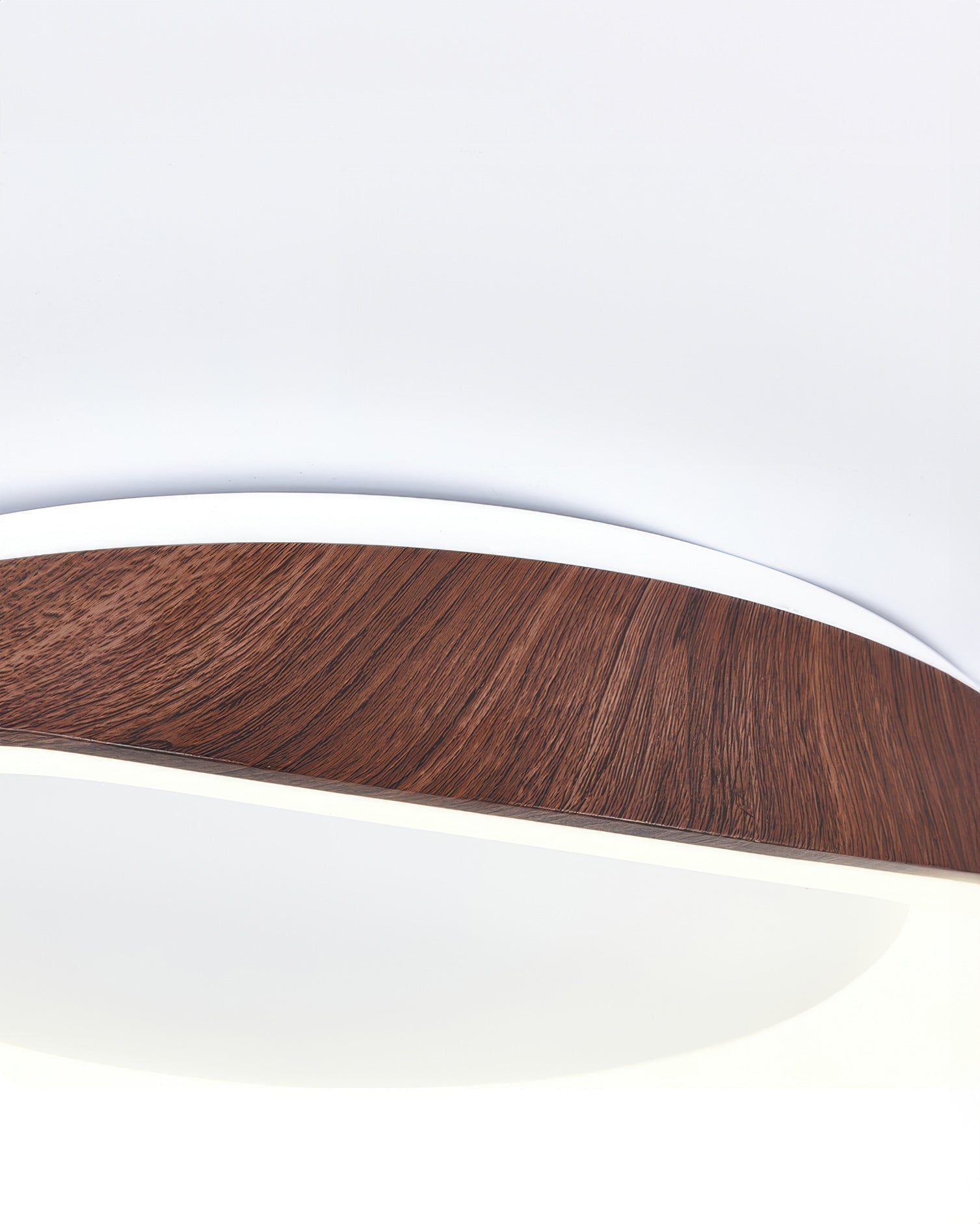 NordraHome Nordic Wood Grain LED Ceiling Light In Minimal Scandi Design For Living Rooms And Bedrooms