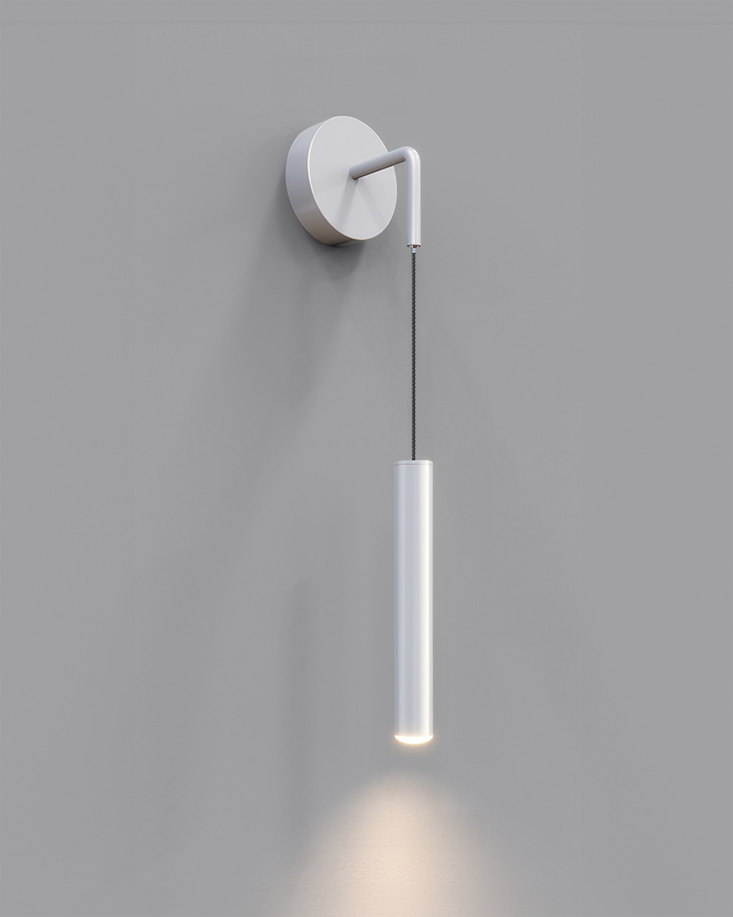 Lunaris Modern Cylinder LED Wall Sconce For Hallways Bedrooms Living Rooms And Office Spaces