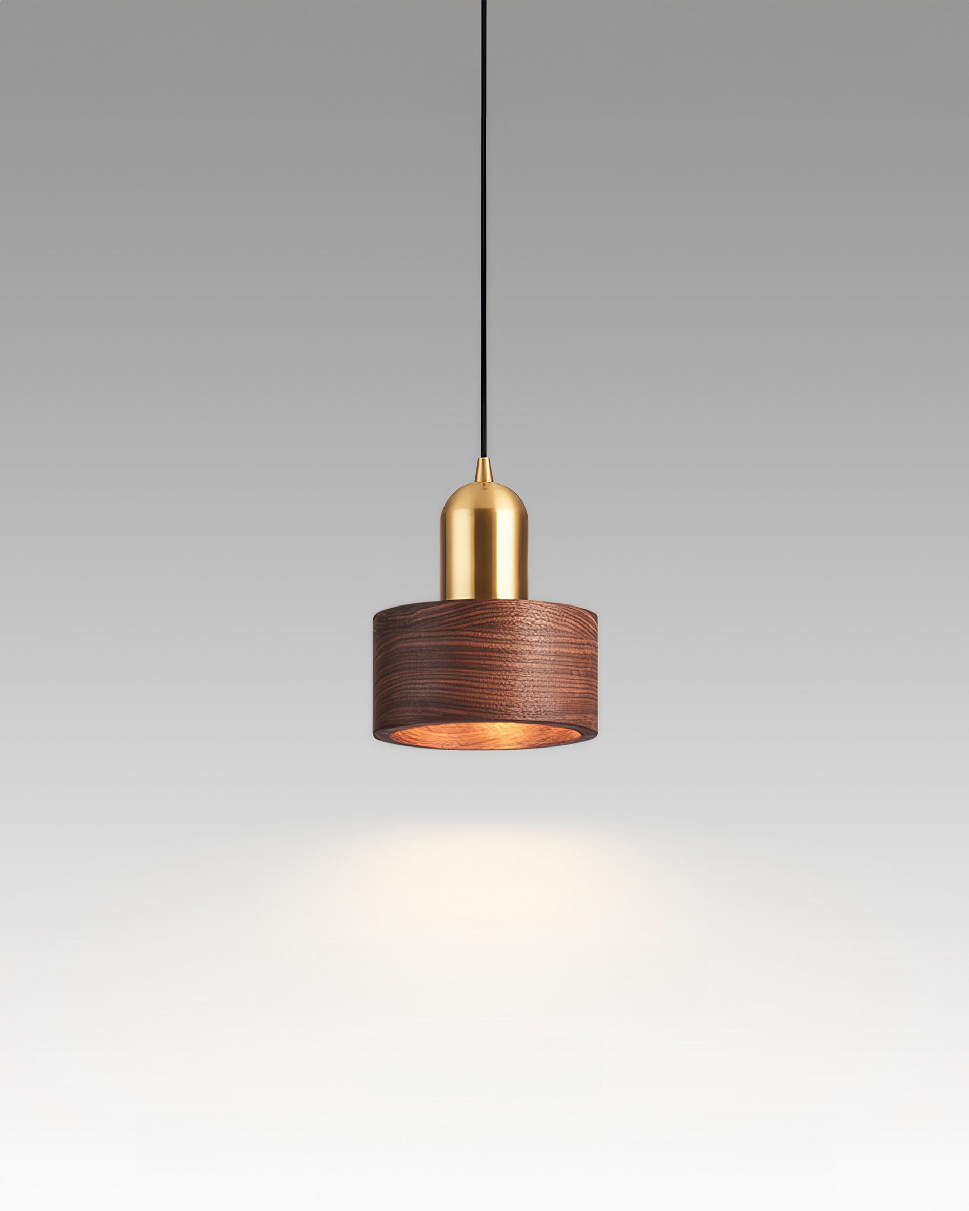 Mizuna Cylinder Pendant Light Japanese Inspired Hanging Lamp, Minimalist Modern Ceiling Fixture For Tranquil Ambience