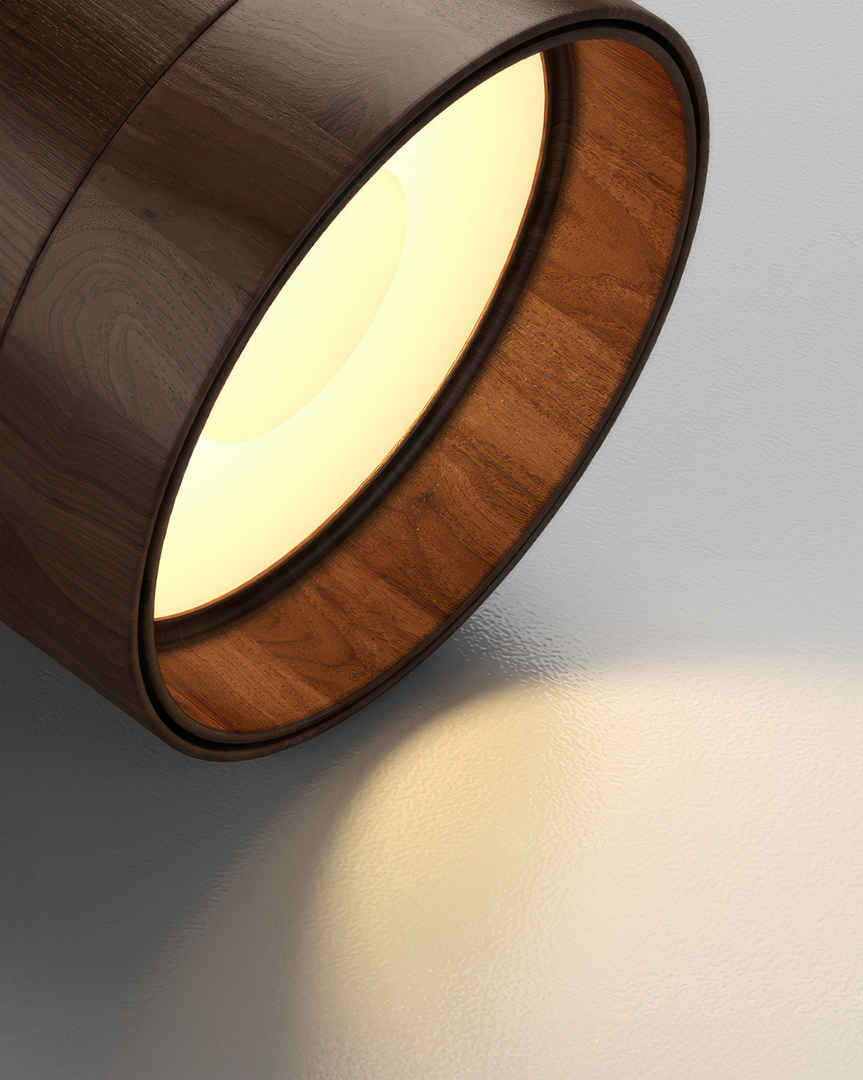 SoraLume Nordic Wood Grain Wall Lamp With Japanese Influence For Cozy Ambient Lighting In Living Spaces