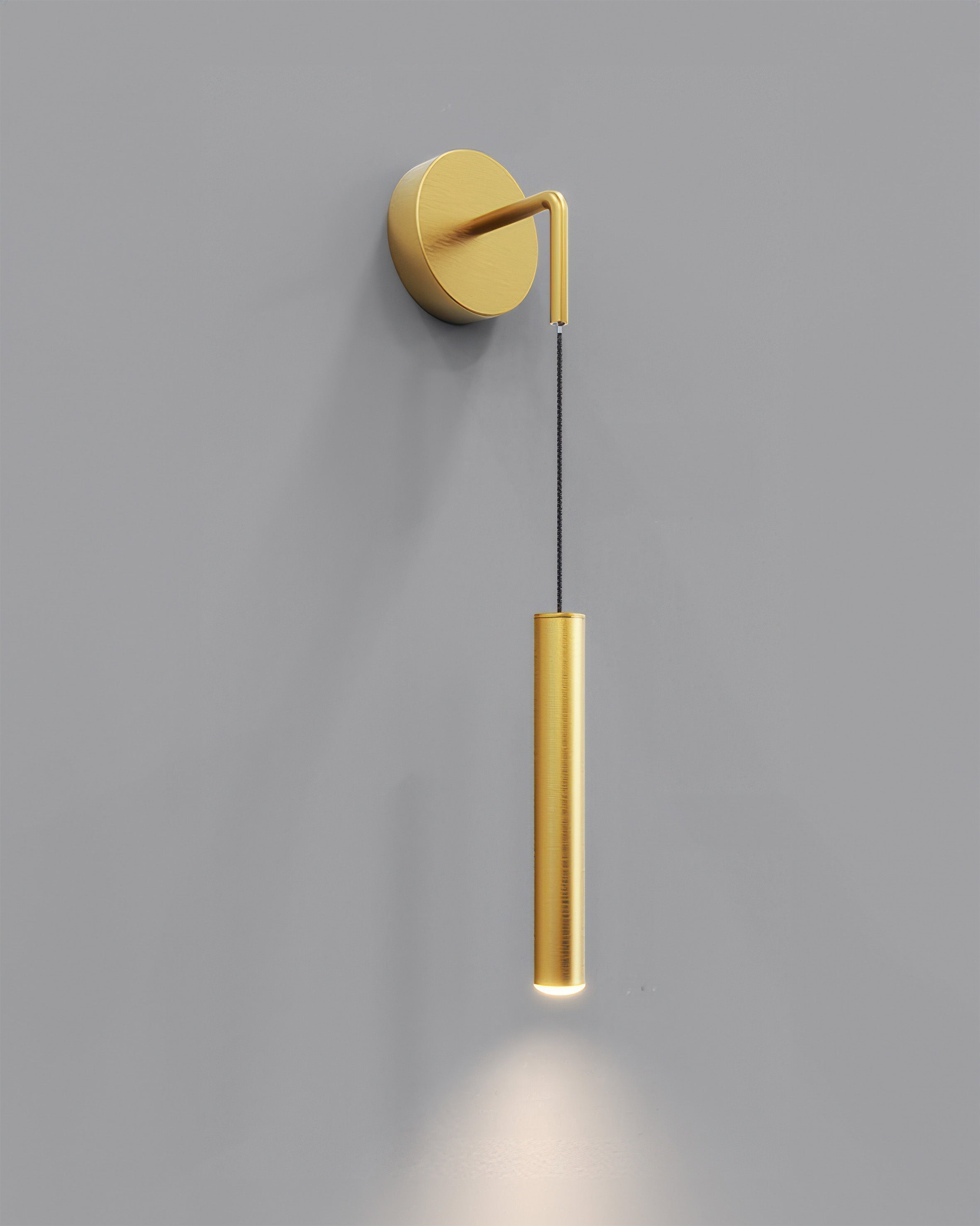 Lunaris Modern Cylinder LED Wall Sconce For Hallways Bedrooms Living Rooms And Office Spaces
