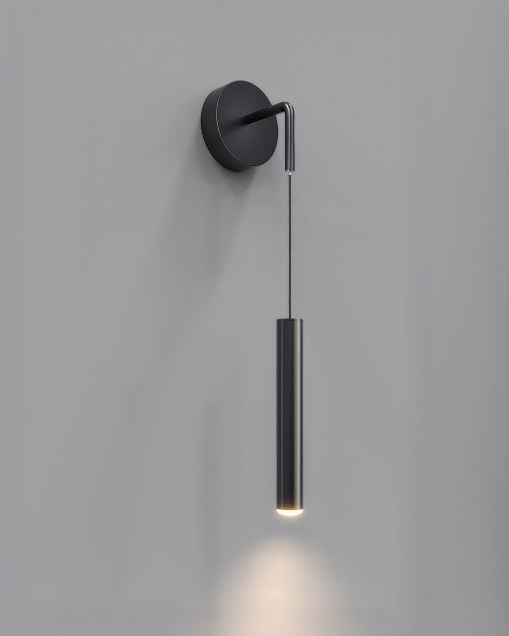 Lunaris Modern Cylinder LED Wall Sconce For Hallways Bedrooms Living Rooms And Office Spaces