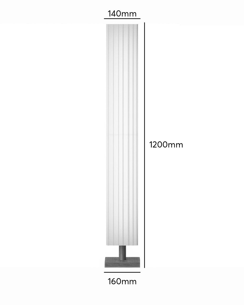 Kiyomi Wabi-Sabi Oriental Floor Lamp With Serene Minimalist Design For Living Room And Reading Nook