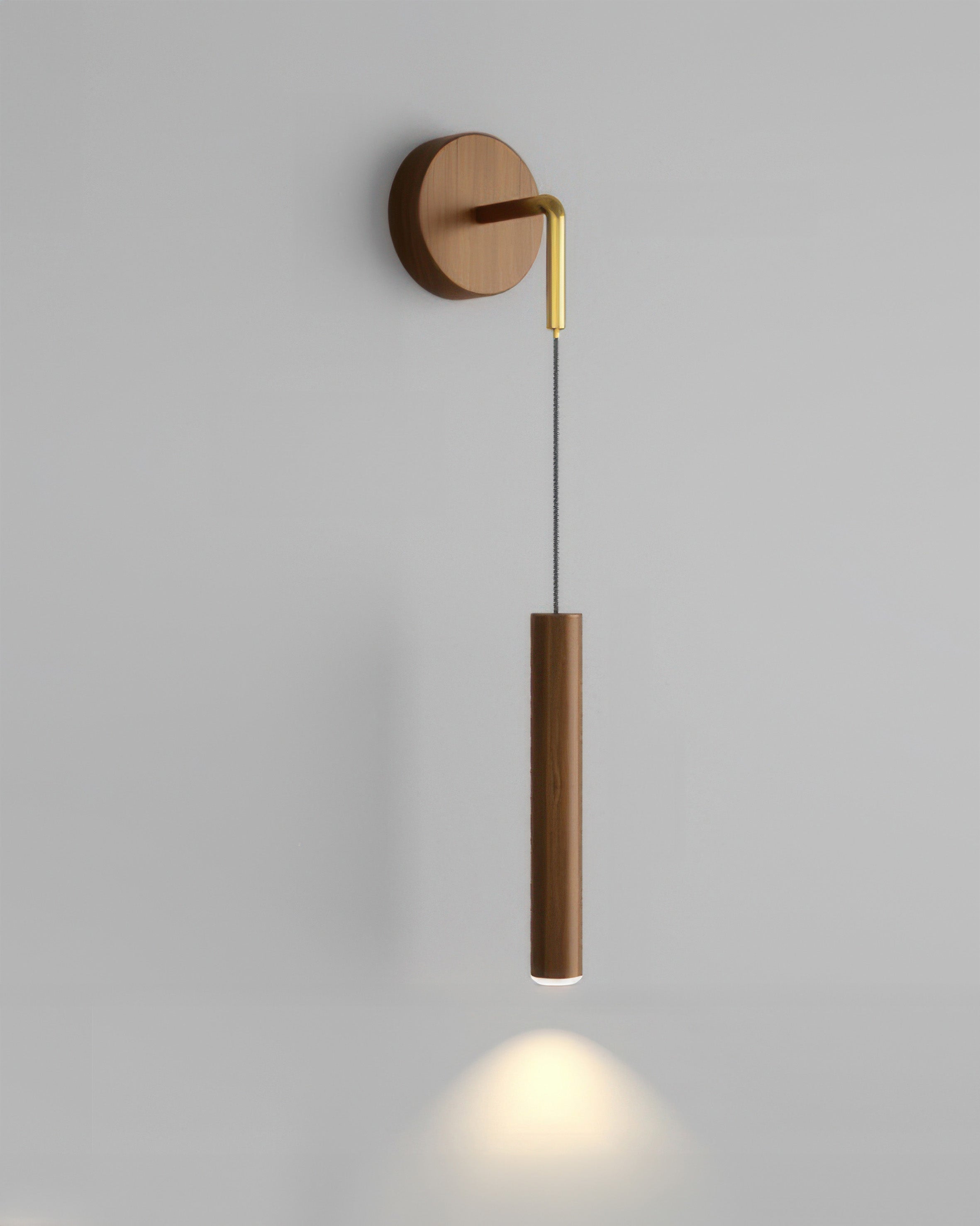 Lunaris Modern Cylinder LED Wall Sconce For Hallways Bedrooms Living Rooms And Office Spaces