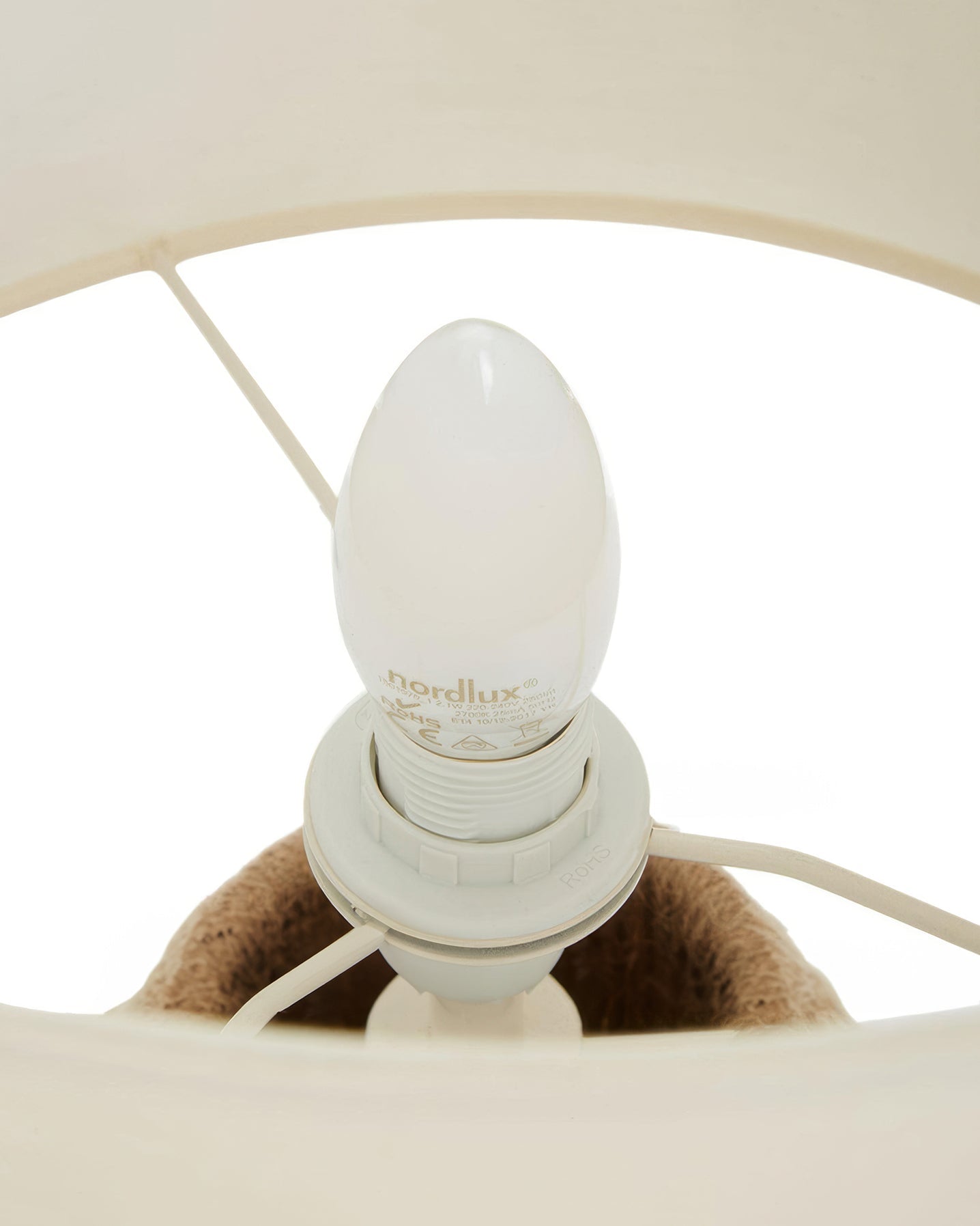 Kinara Handwoven Hemp Desk Lamp With Japanese Minimalist Design And Eco Conscious Natural Weave