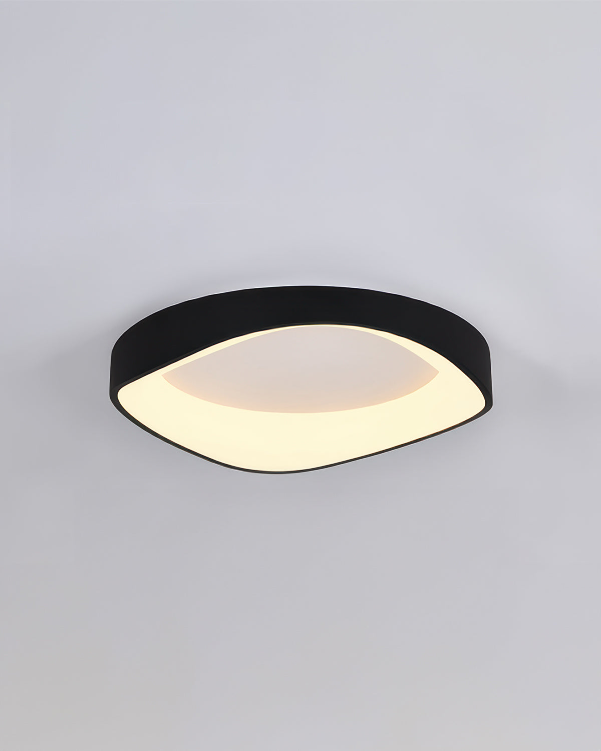 NordraHome Nordic Wood Grain LED Ceiling Light In Minimal Scandi Design For Living Rooms And Bedrooms