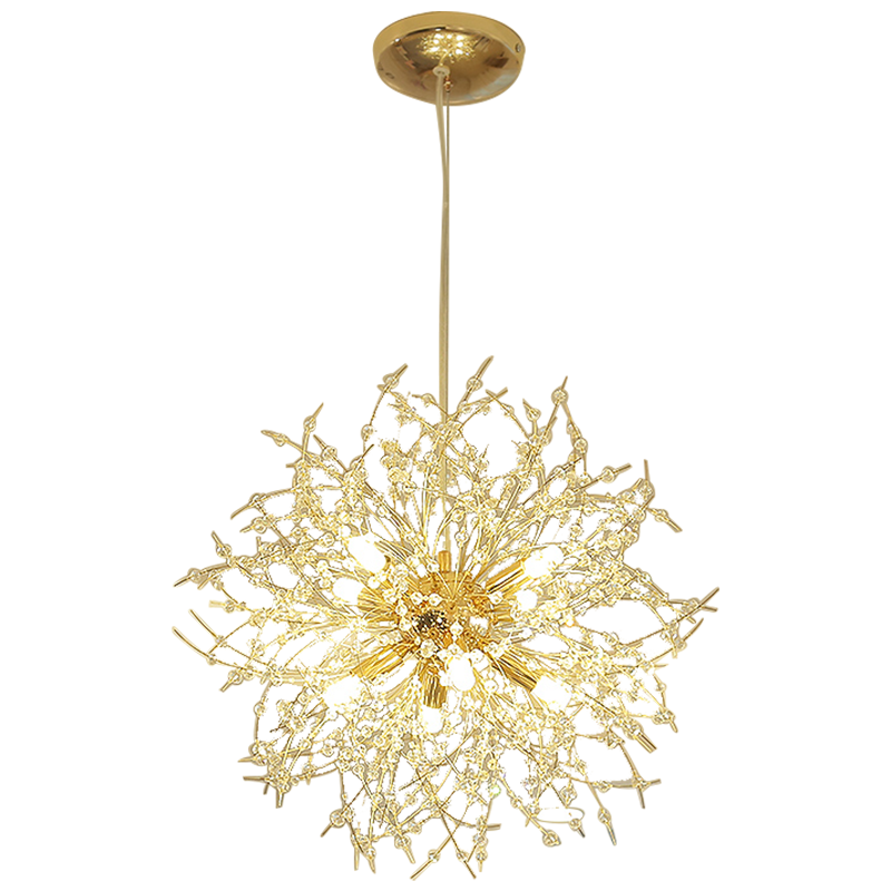 Aureline White And Gold LED Pendant Light For Living Room And Dining Area With Metal Frame