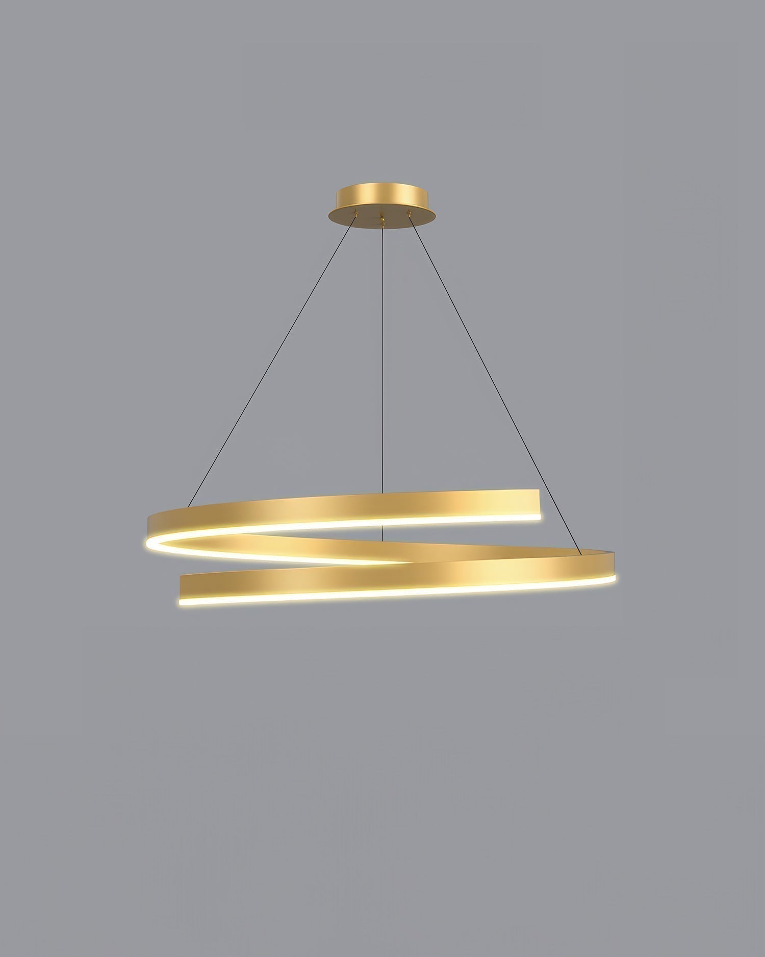 Lámpara de araña de diseñador estilo caoba Marcelli con ángulos ajustables y acabado de aluminio con vetas de madera