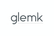 make a logof for glemk. special font but simple in style