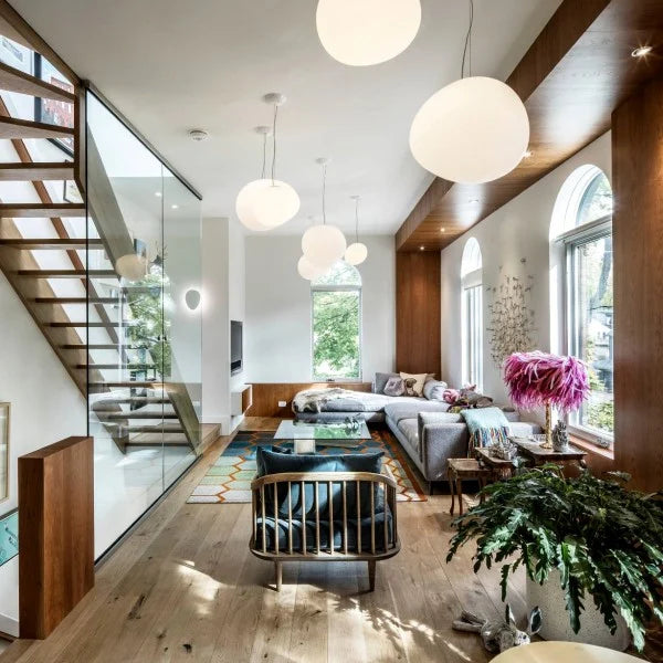 AstraGlass Satin-Finish Pendant Light For Warm Glow