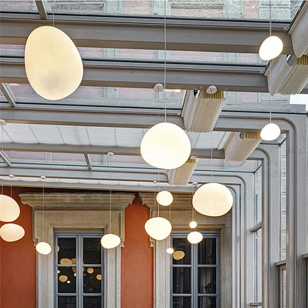 AstraGlass Satin-Finish Pendant Light For Warm Glow