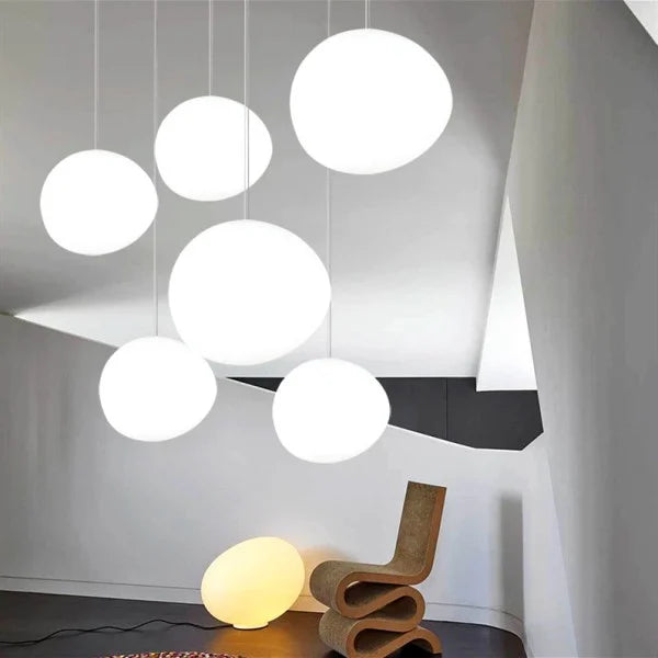 AstraGlass Satin-Finish Pendant Light For Warm Glow
