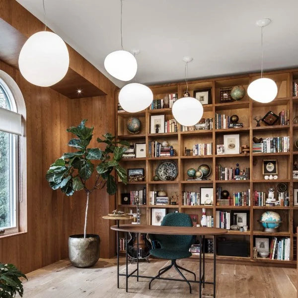 AstraGlass Satin-Finish Pendant Light For Warm Glow