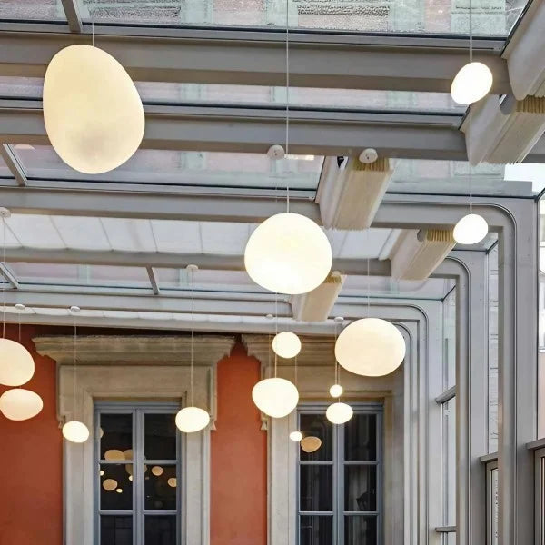 AstraGlass Satin-Finish Pendant Light For Warm Glow