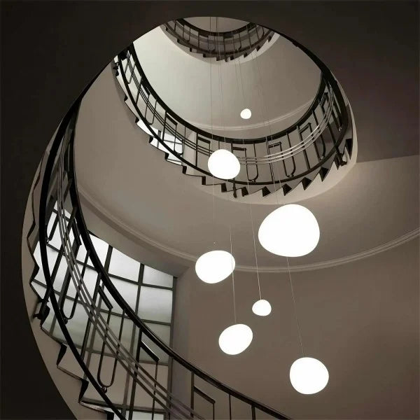 AstraGlass Satin-Finish Pendant Light For Warm Glow