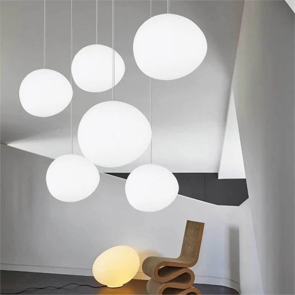 AstraGlass Satin-Finish Pendant Light For Warm Glow