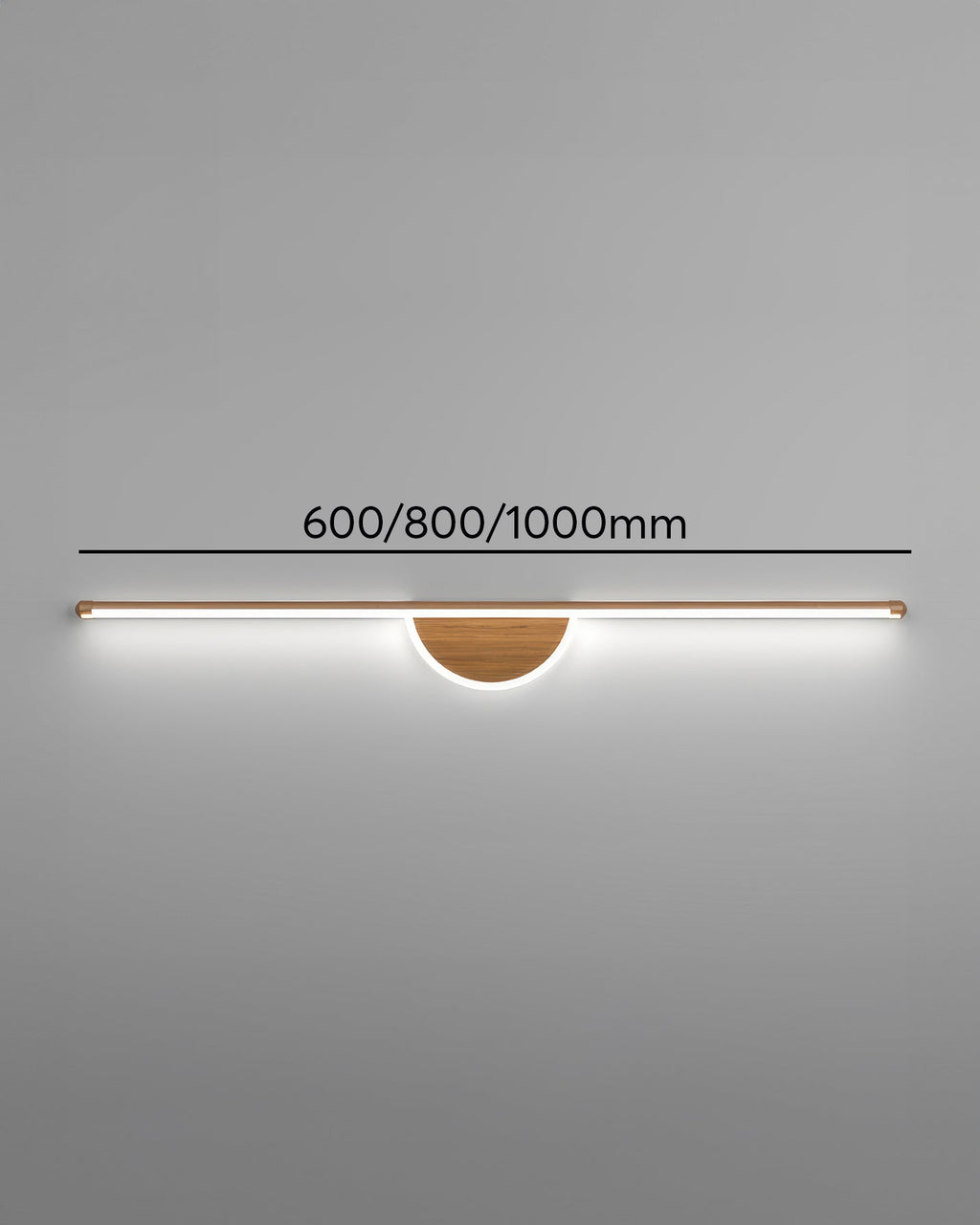 Lumiva Arc Træ Væglampe Med Blødt Rørglød Til Stemningsfulde TV-baggrunde, Korridorer Og Altaner