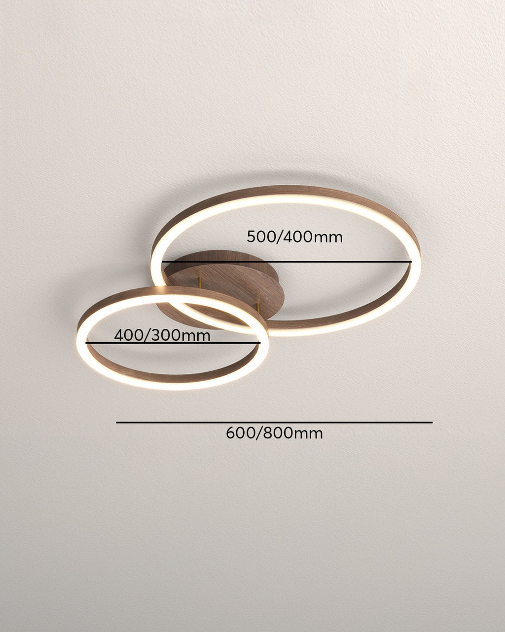 Aurelin LED Ceiling Light Modern Geometric Flush Mount Fixture Contemporary Home Lighting