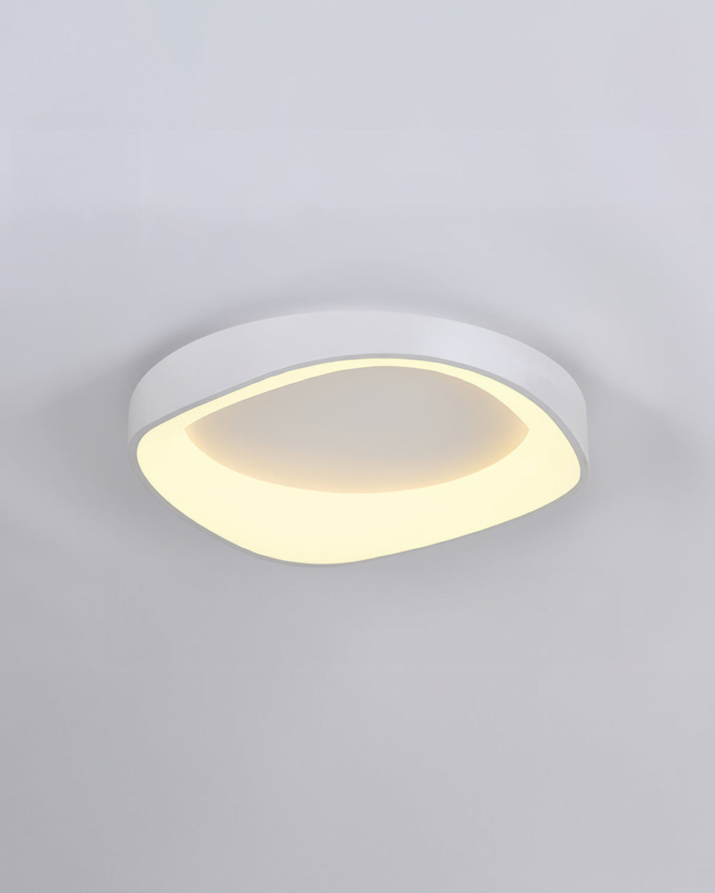 NordraHome Nordic Wood Grain LED Ceiling Light In Minimal Scandi Design For Living Rooms And Bedrooms