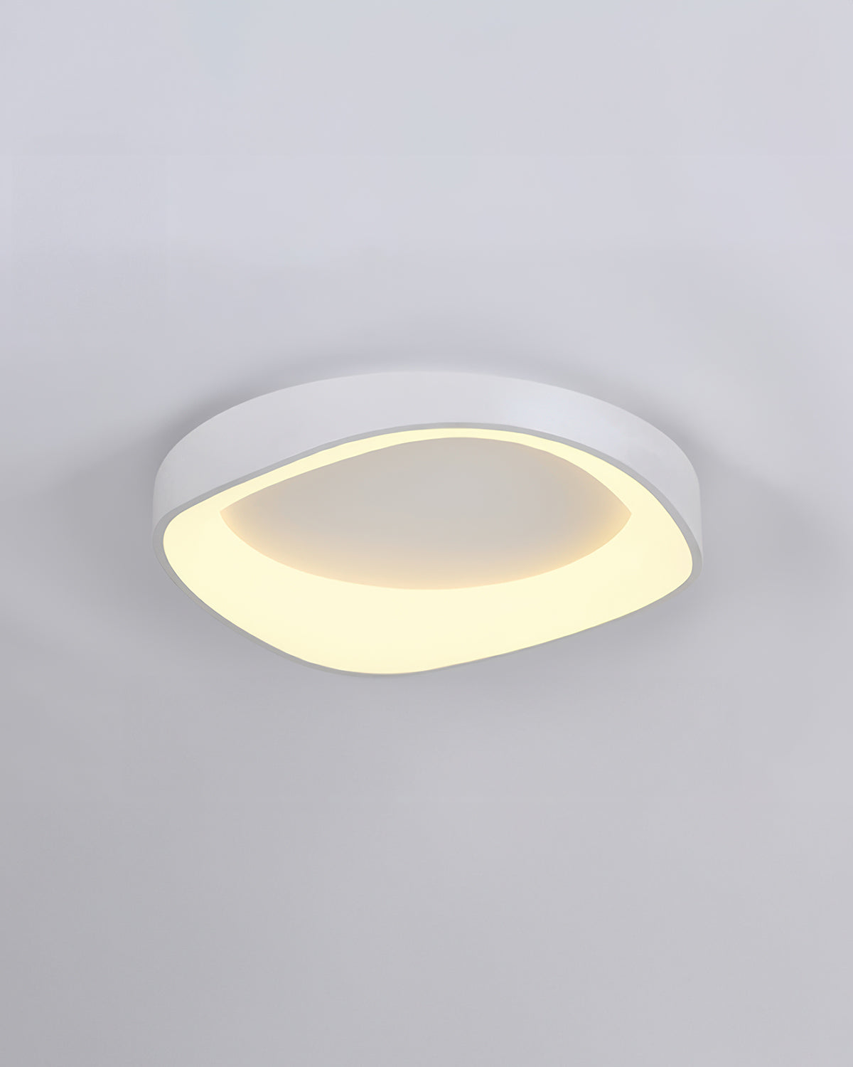 NordraHome Nordic Wood Grain LED Ceiling Light In Minimal Scandi Design For Living Rooms And Bedrooms