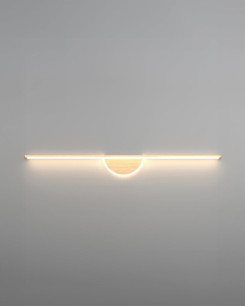 Lumiva Arc Træ Væglampe Med Blødt Rørglød Til Stemningsfulde TV-baggrunde, Korridorer Og Altaner